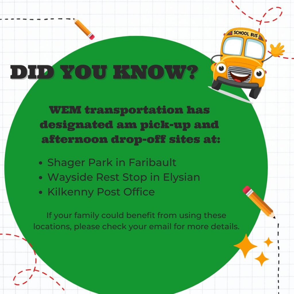 bus Pick up and drop off
