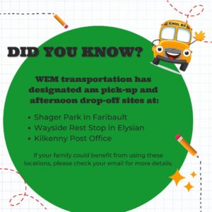 bus Pick up and drop off