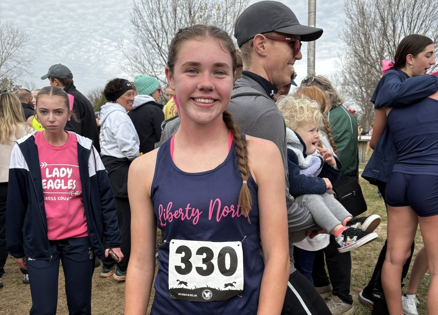 Liberty North Freshman Lucy Wright poses for picture