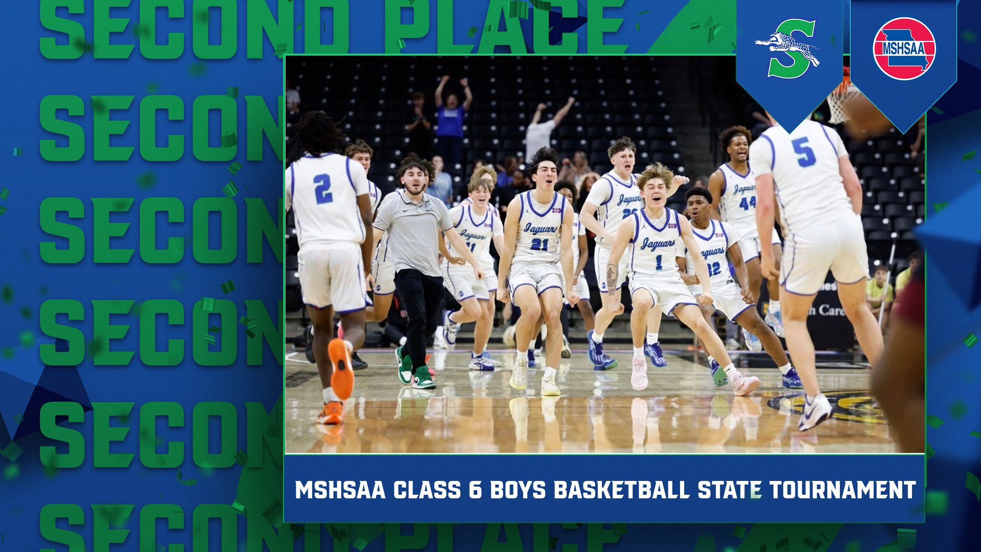 BS South boys basketball celebrating win