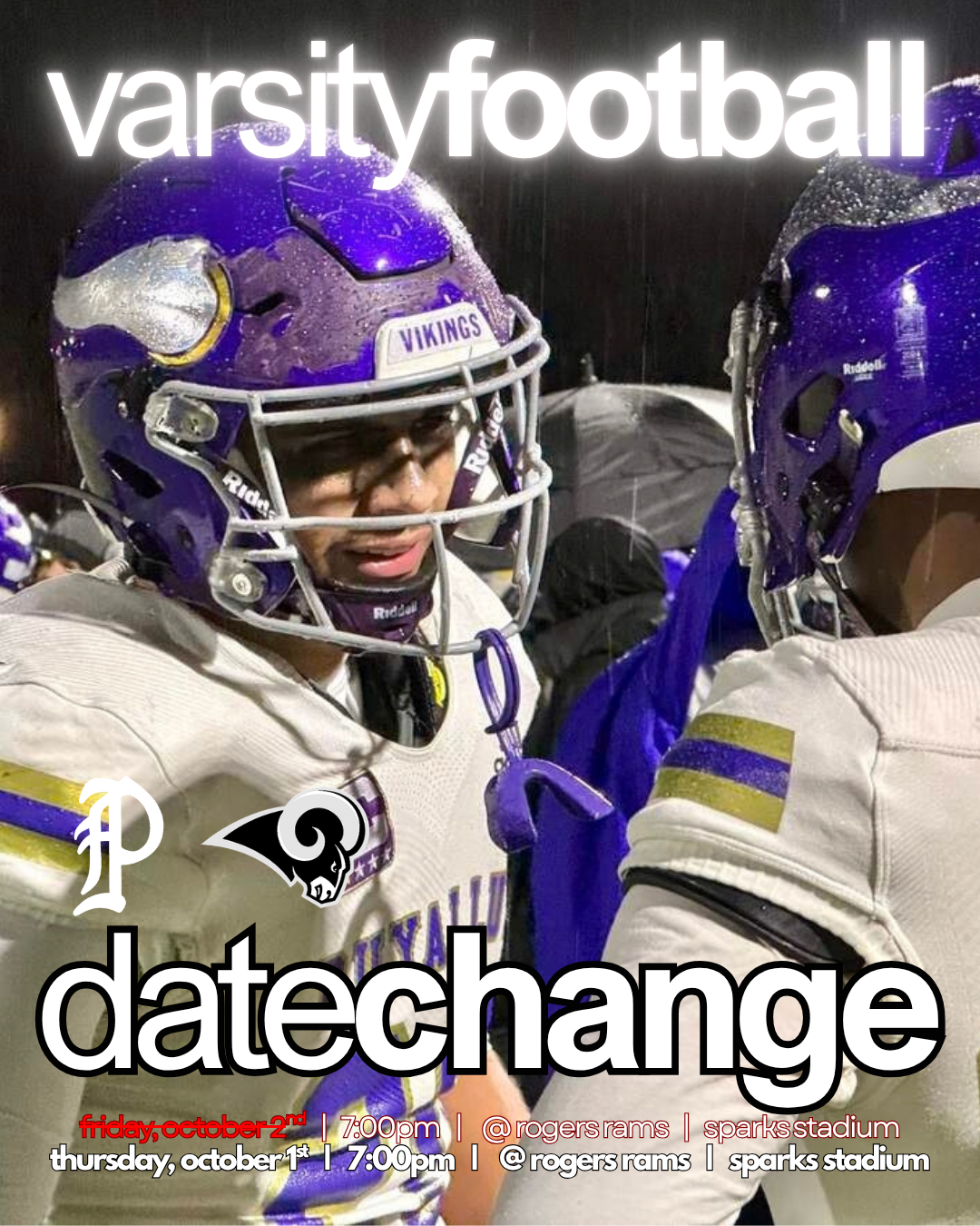 Game Date Change